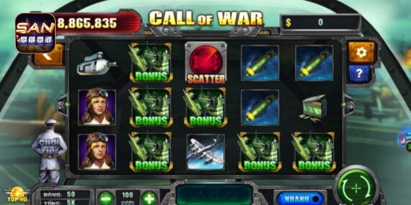 Luật chơi Call of war Sanclub khá đơn giản