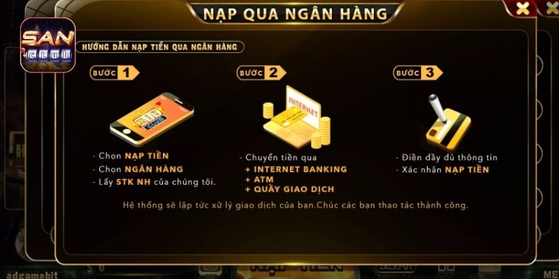 Cần lưu ý những điều gì khi nạp tiền Sanclub